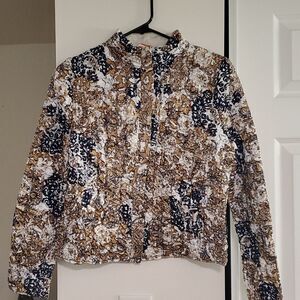 Lightweight Stretchy zip front jacket